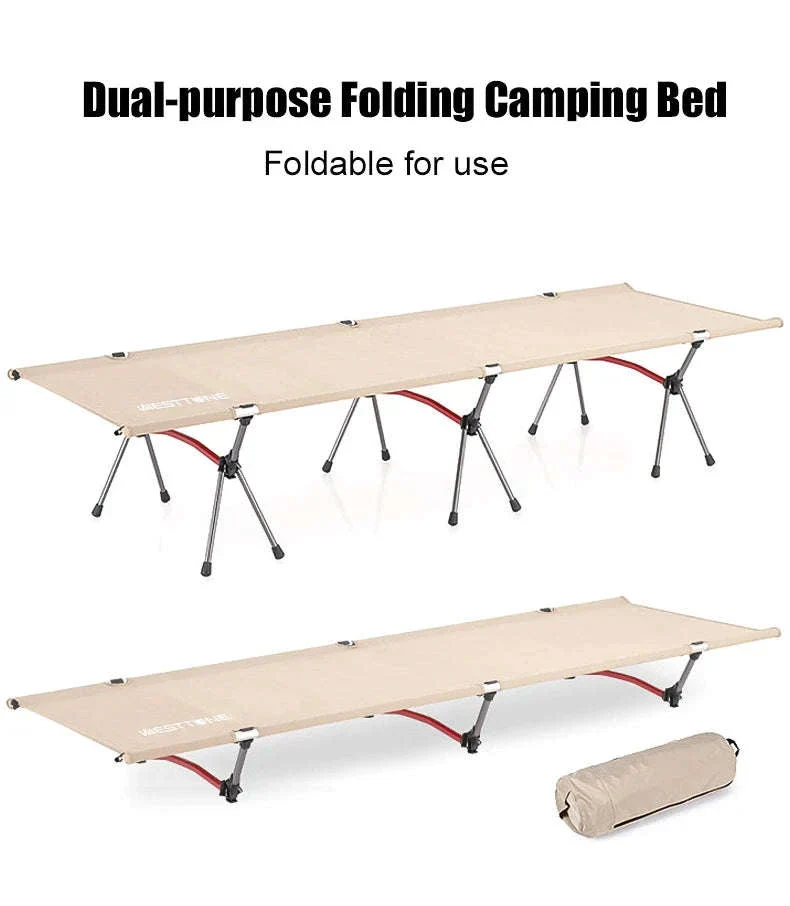 Ultralight Camping Cot Folding Bed for Hiking and Travel - Image 8