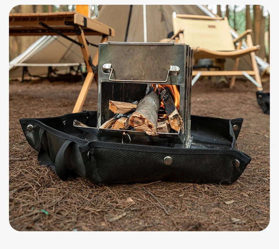 Hexagonal Fire Pit Mat for BBQ and Picnic Heat Protection - Image 20