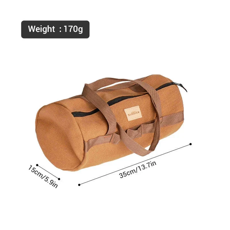 Canvas Camping Storage Bag for Tent Pegs and Small Gear - Image 5