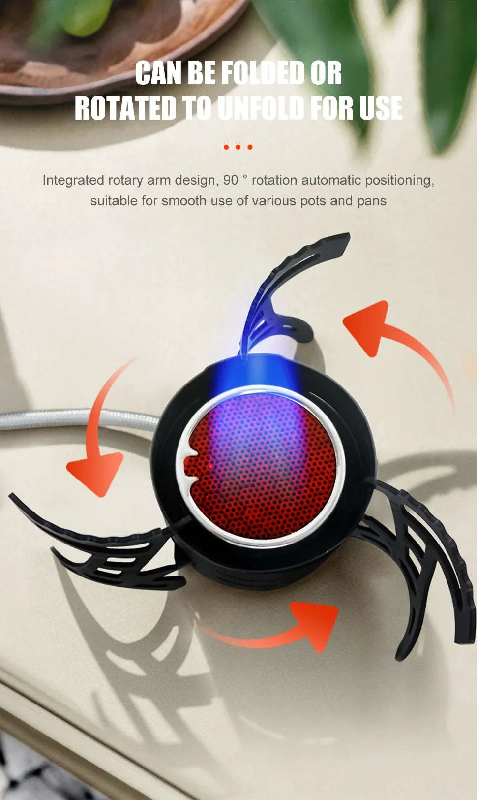 Infrared Camping Stove 2600W Windproof Gas Burner - Image 10