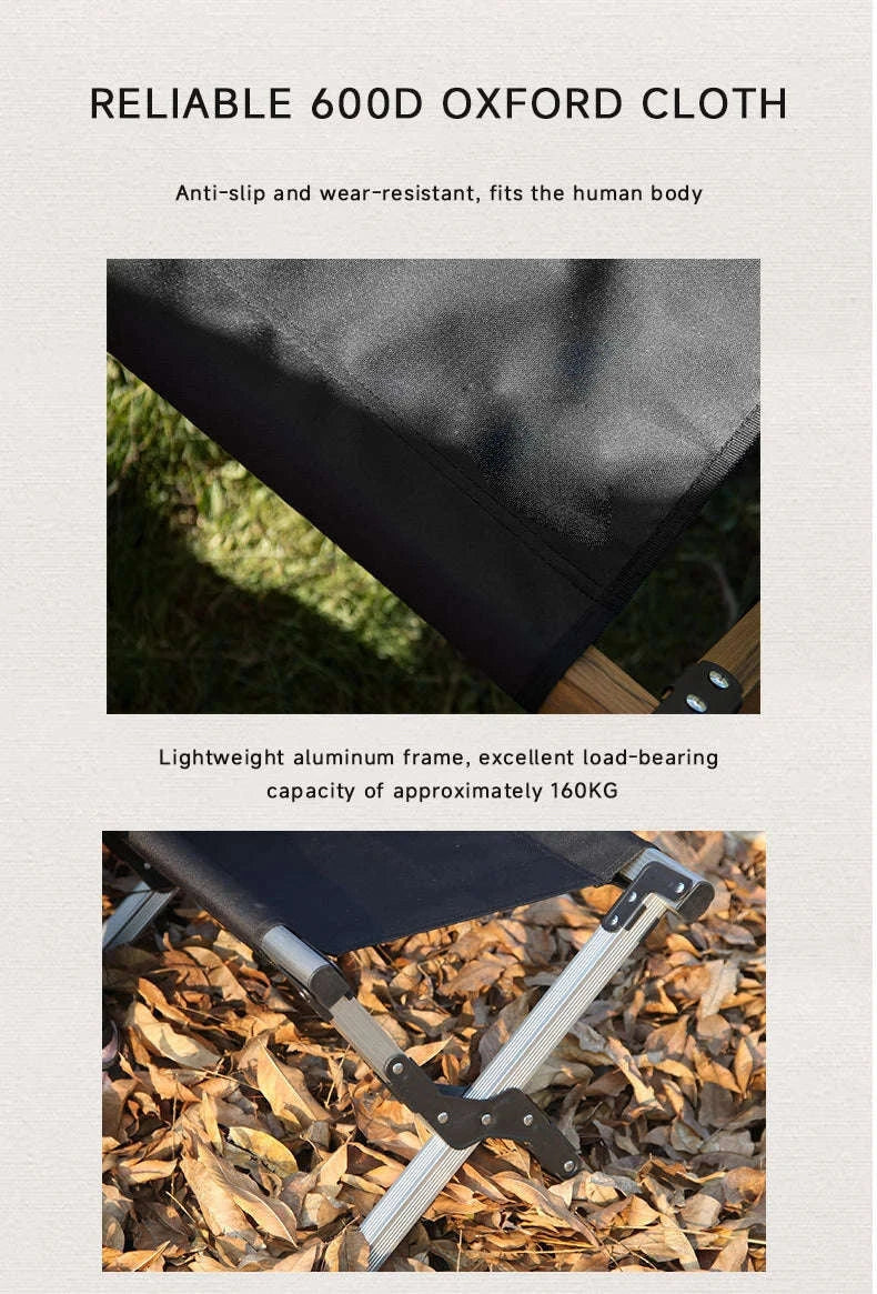 Double Camping Stool for Two | Lightweight Folding Outdoor Seat - Image 13
