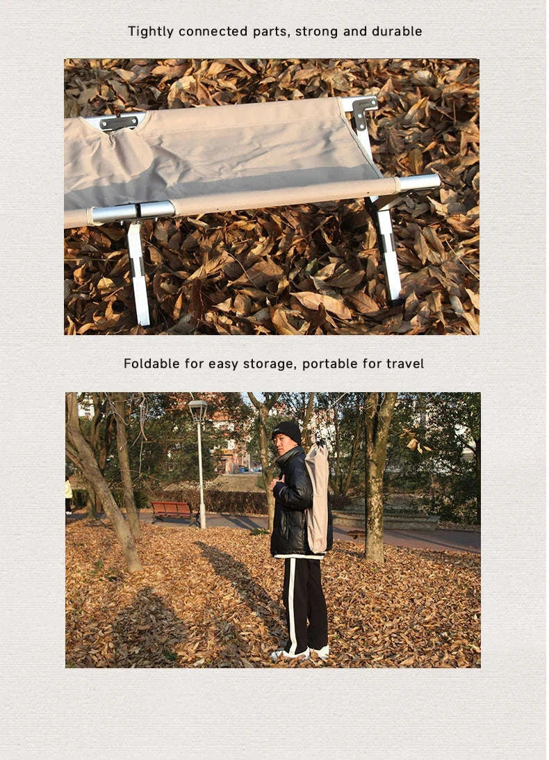 Double Camping Stool for Two | Lightweight Folding Outdoor Seat - Image 14
