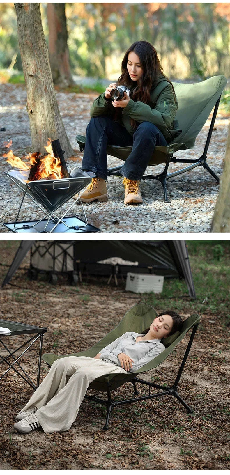 Folding Lounger Chair for Camping, Beach, Home and Travel - Image 13