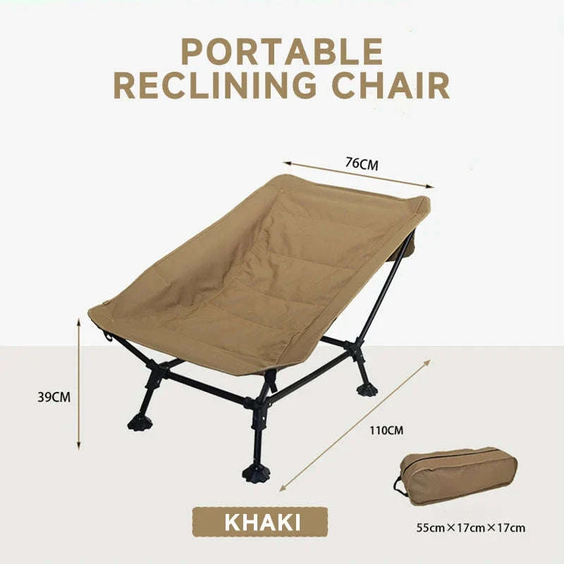 Folding Lounger Chair for Camping, Beach, Home and Travel - Image 16