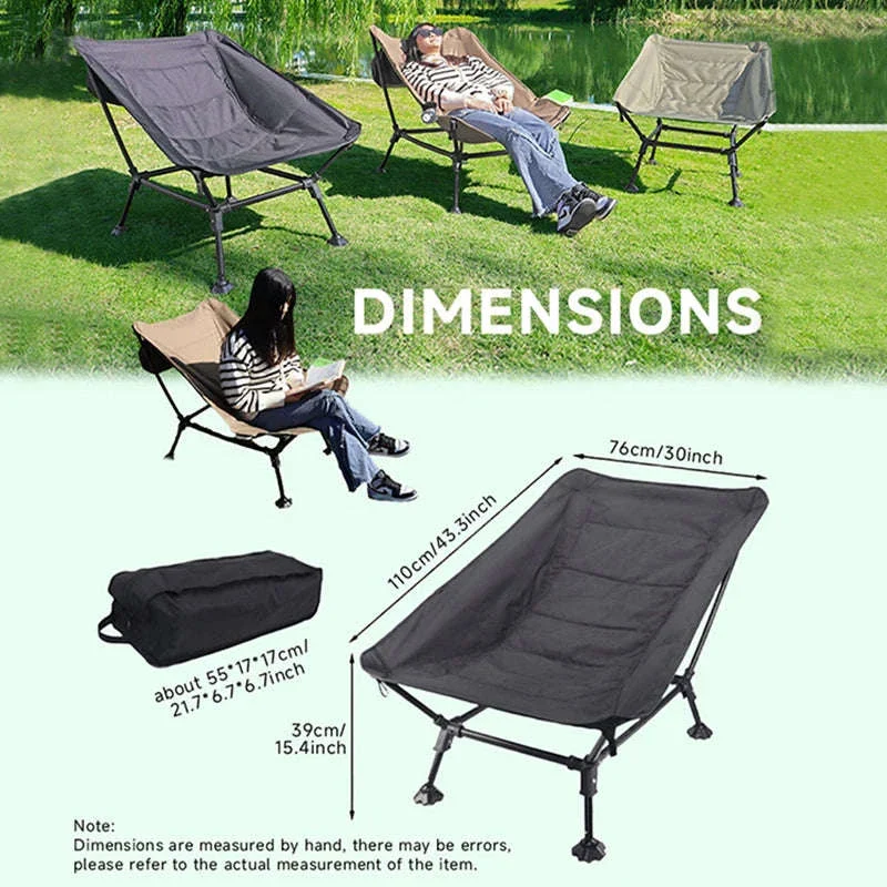 Folding Lounger Chair for Camping, Beach, Home and Travel - Image 5