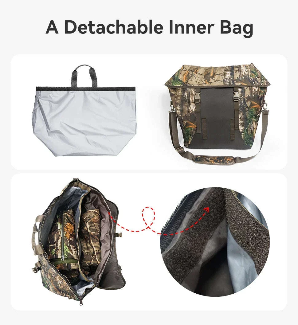 Hunting Scent Proof Bag with Airtight Zipper, 600D Oxford - Image 10