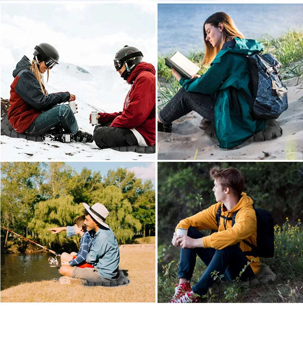 Inflatable Sitting Pad Ultralight Seat Cushion for Camping - Image 17