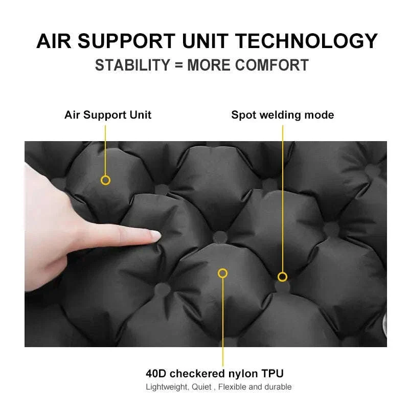 Inflatable Sitting Pad Ultralight Seat Cushion for Camping - Image 2