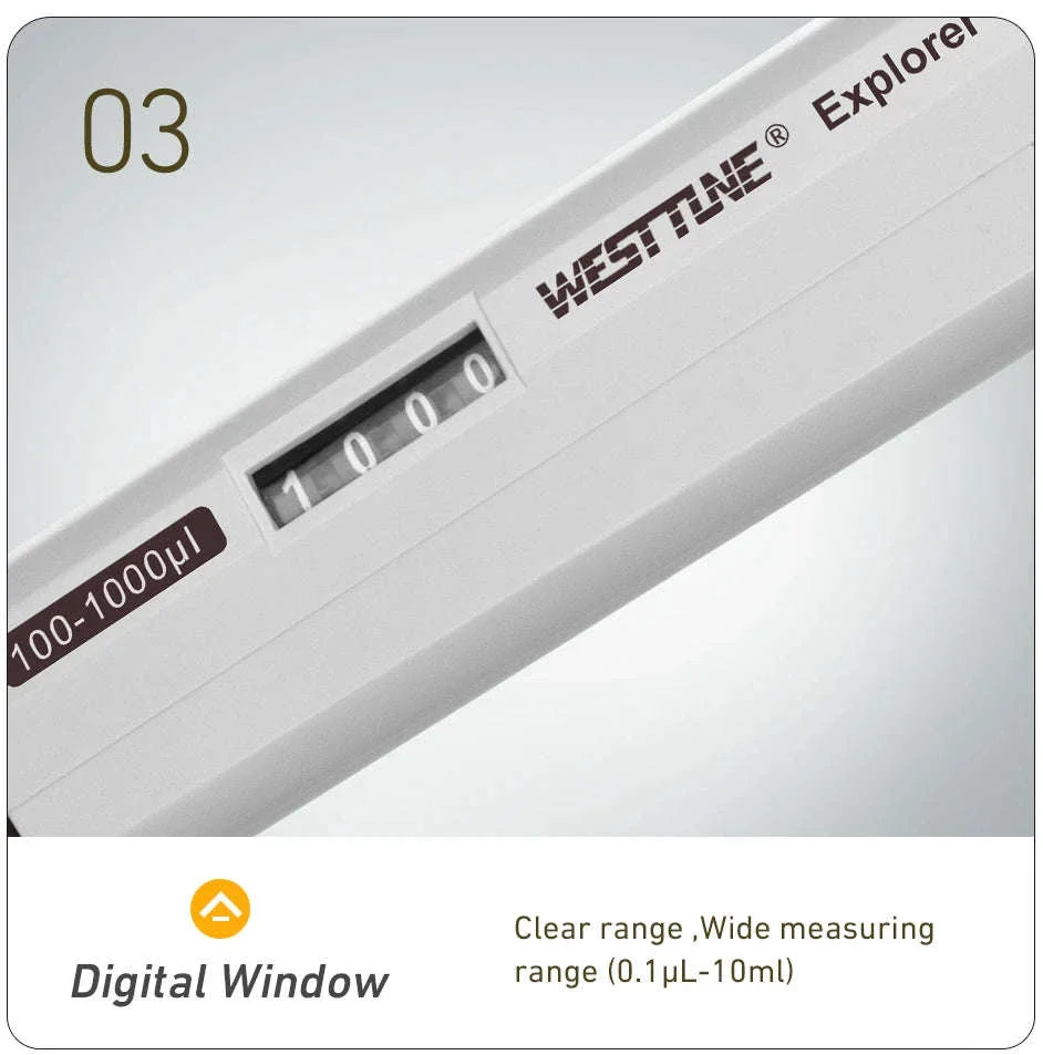 Laboratory Micro Pipette Gun, Adjustable Single Channel Pipettor - Image 12