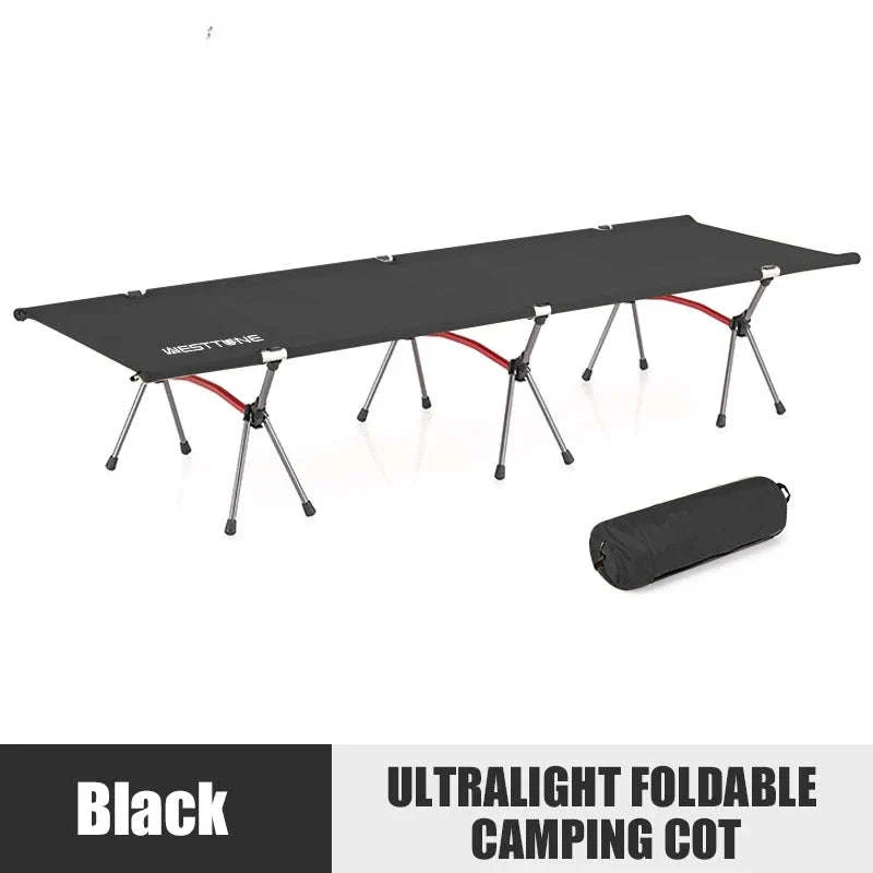 Portable Folding Camping Bed with Height Adjustment - Image 7