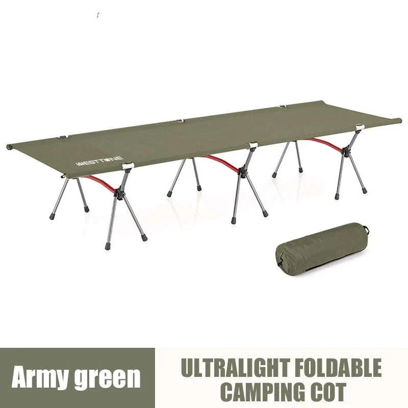 Portable Folding Camping Bed with Height Adjustment - Image 8