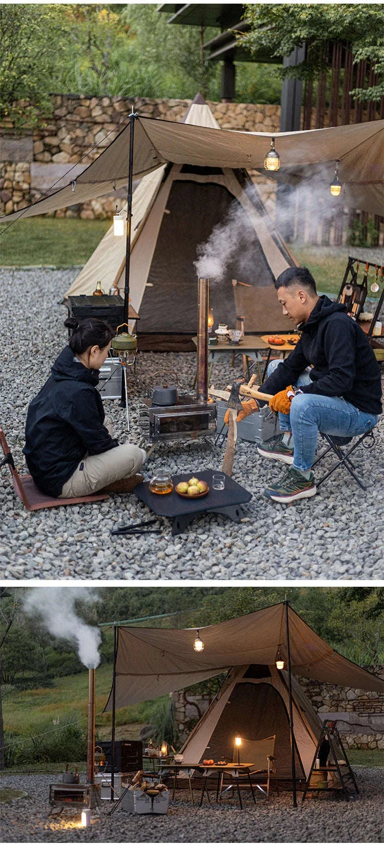 Ultralight Folding Camping Table with Dual Height Settings - Image 19