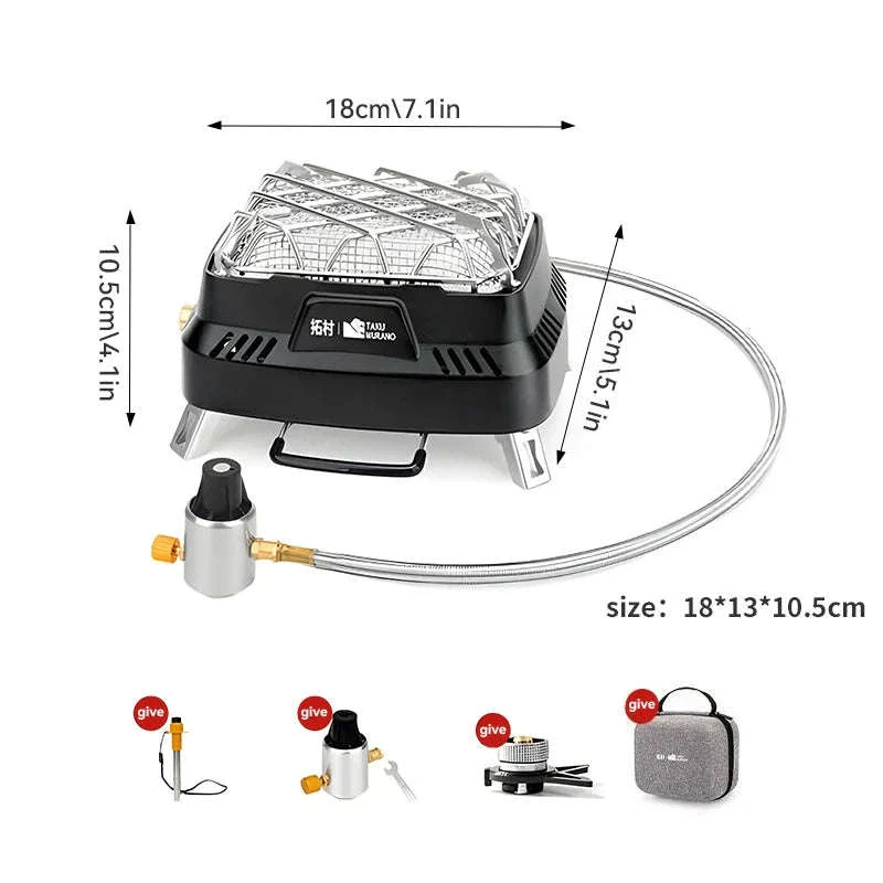 Outdoor Heating Stove 3500W Gas Camping Cooker Heater - Image 17