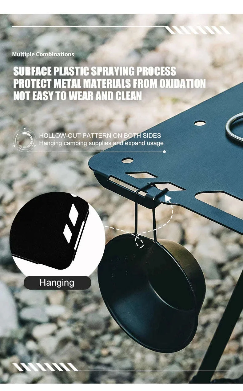 Aluminum Alloy IGT Tactical Folding Table with Adjustable Legs - Image 11
