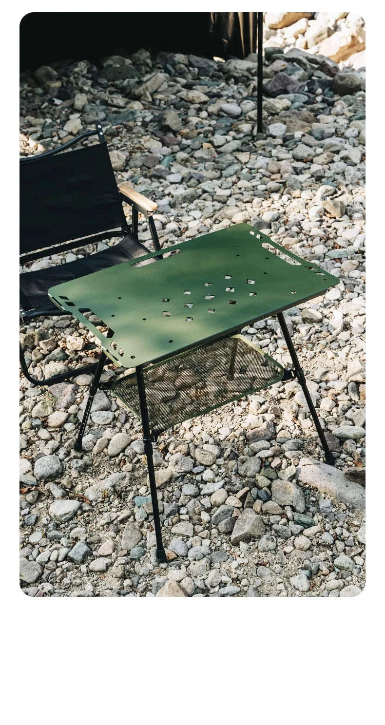 Aluminum Alloy IGT Tactical Folding Table with Adjustable Legs - Image 19