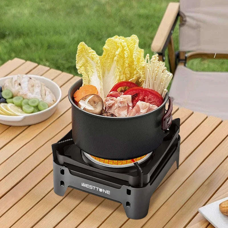 Portable Infrared Gas Stove with Electronic Ignition for Camping - Image 6