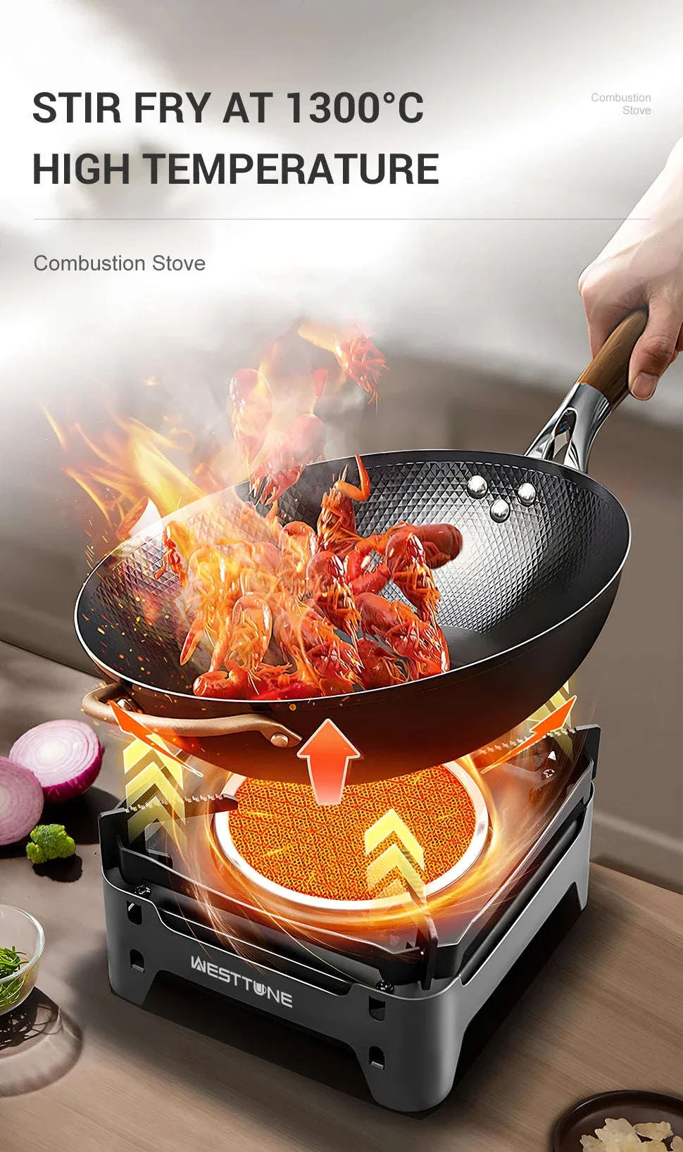 Portable Infrared Gas Stove with Electronic Ignition for Camping - Image 9