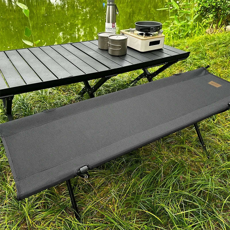 Double Camping Stool Folding Two-Person Outdoor Bench - Image 6