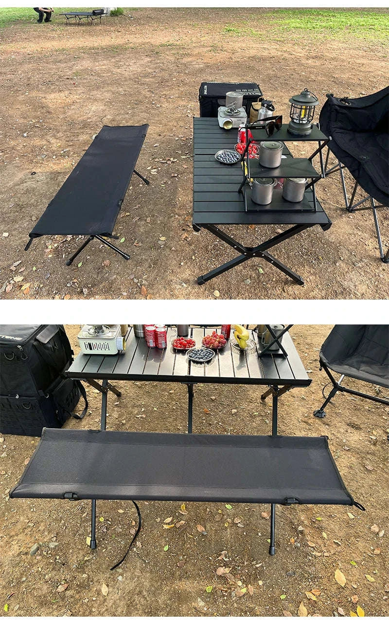 Double Camping Stool for Two, Ultralight Folding Outdoor Seat - Image 15