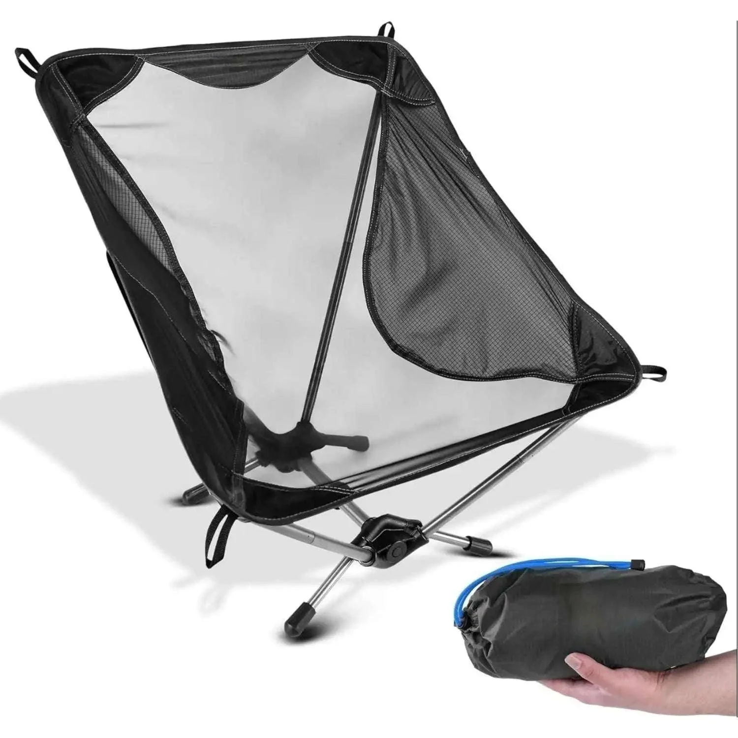 Ultralight Foldable Camping Chair 780g for Hiking and Travel - Image 7