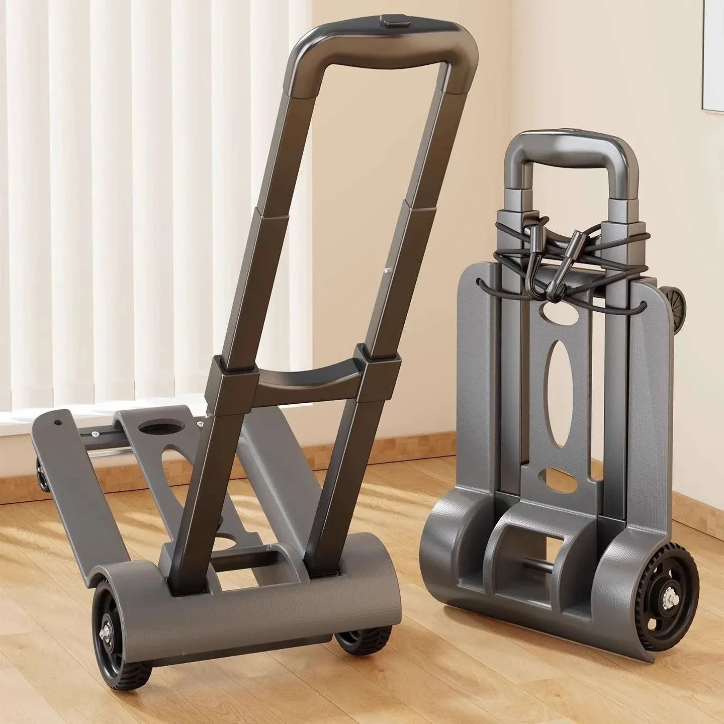 Folding Luggage Trolley Cart for Travel, Shopping & Home Use