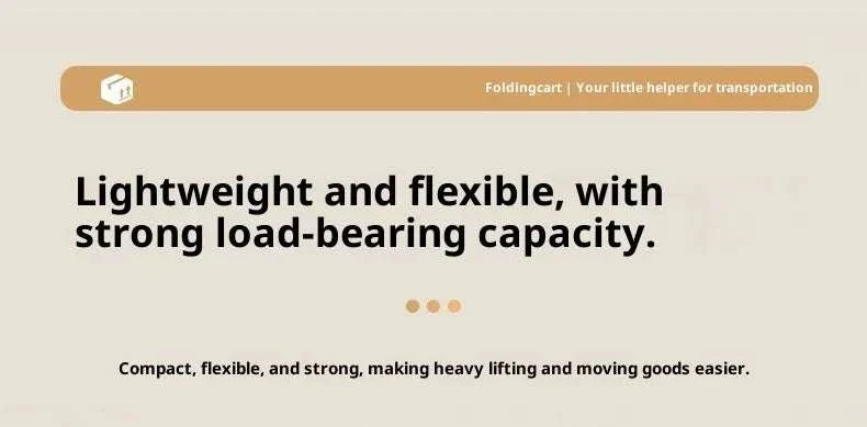 Folding Luggage Trolley Cart for Travel, Shopping & Home Use - Image 11