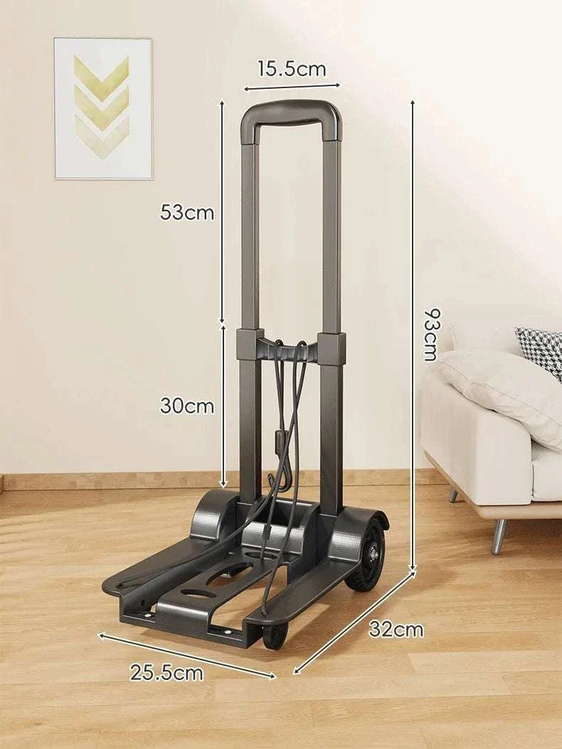 Folding Luggage Trolley Cart for Travel, Shopping & Home Use - Image 18