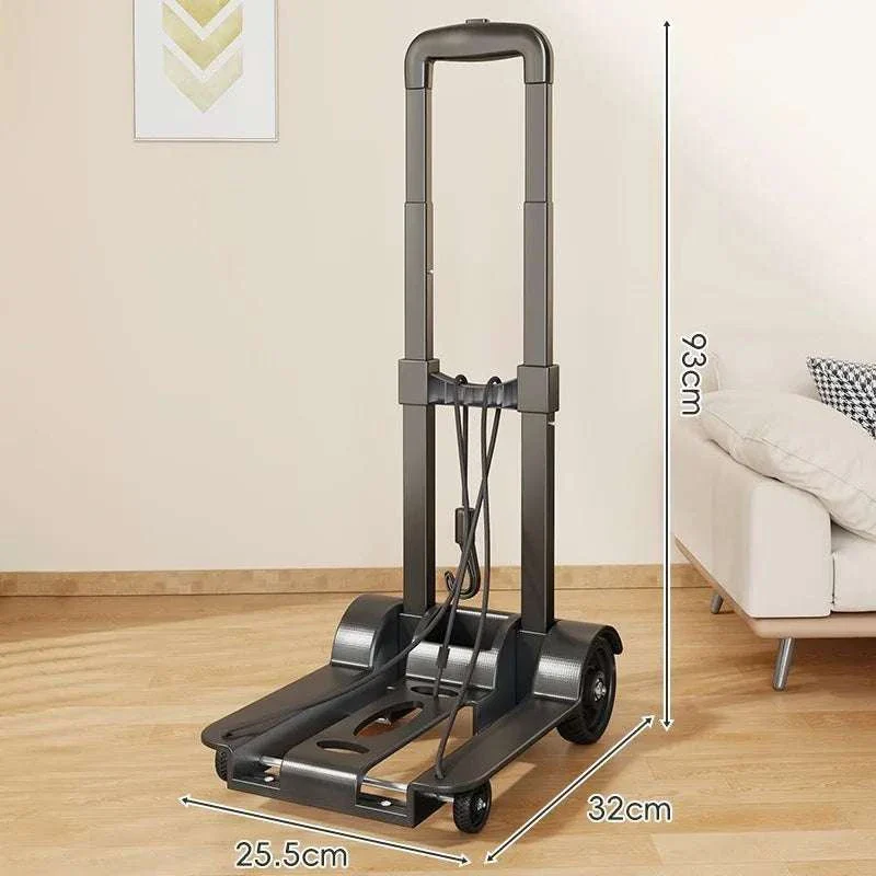 Folding Luggage Trolley Cart for Travel, Shopping & Home Use - Image 20