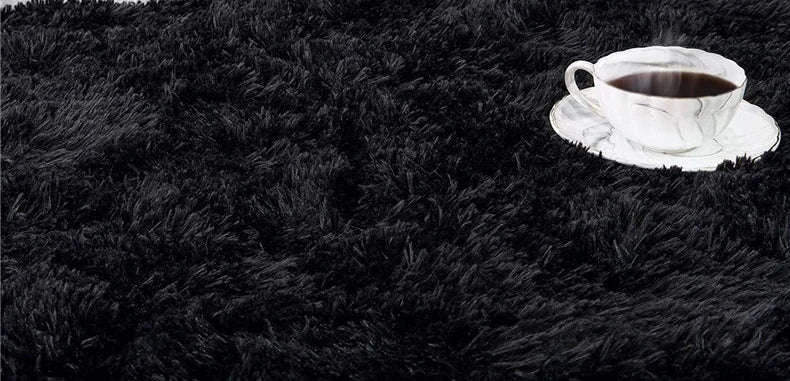 White Fluffy Pink Rug for Soft, Modern Living Room Comfort - Image 43