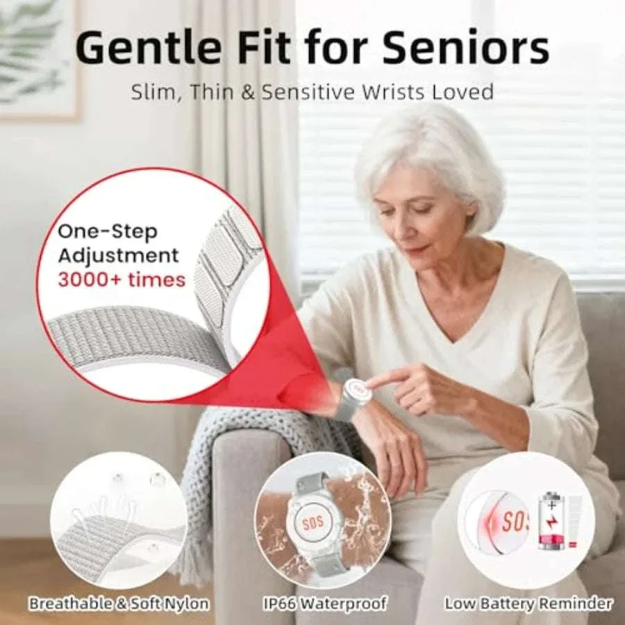 Wi-Fi Caregiver Pager Button with Two-Way Audio for Elderly - Image 11