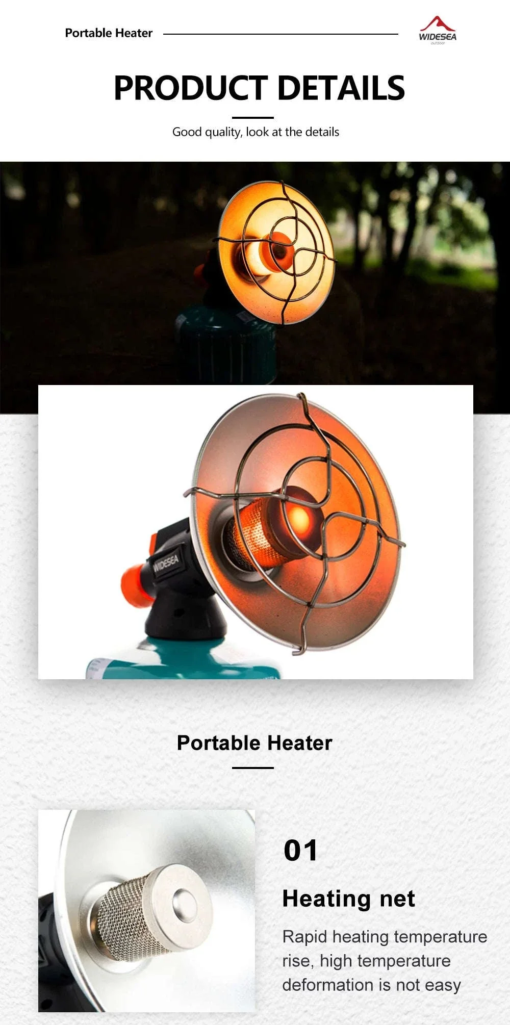 Portable Stainless Steel Camping Heater Burner - Image 10