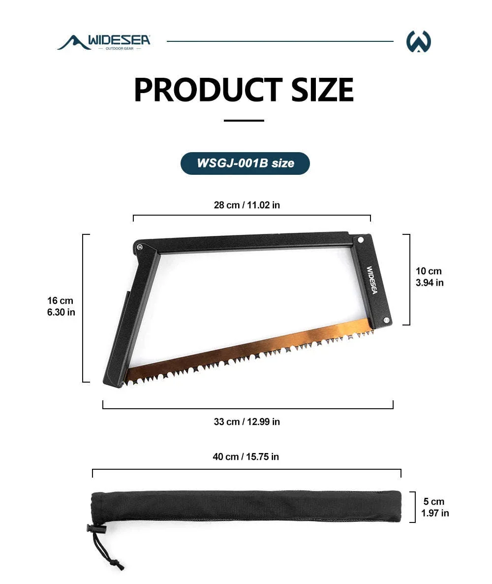 Folding Hand Saw for Camping and Tree Pruning - Image 9