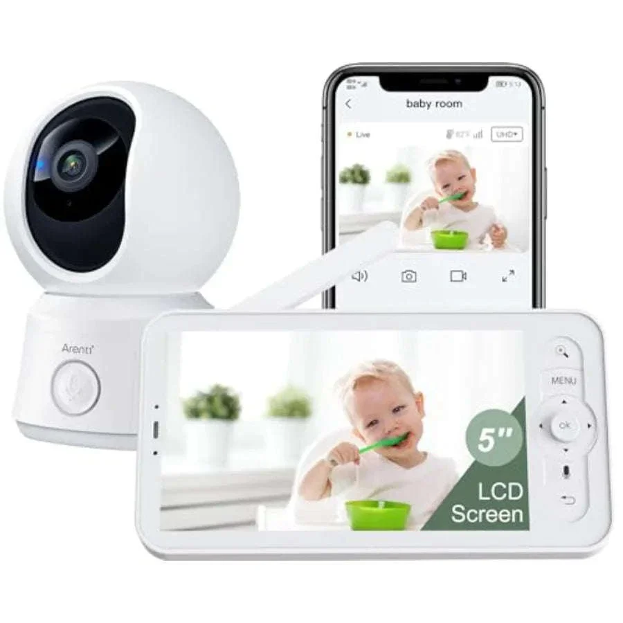 WiFi Baby Camera Monitor with 5-Inch Screen and App Control - Image 7
