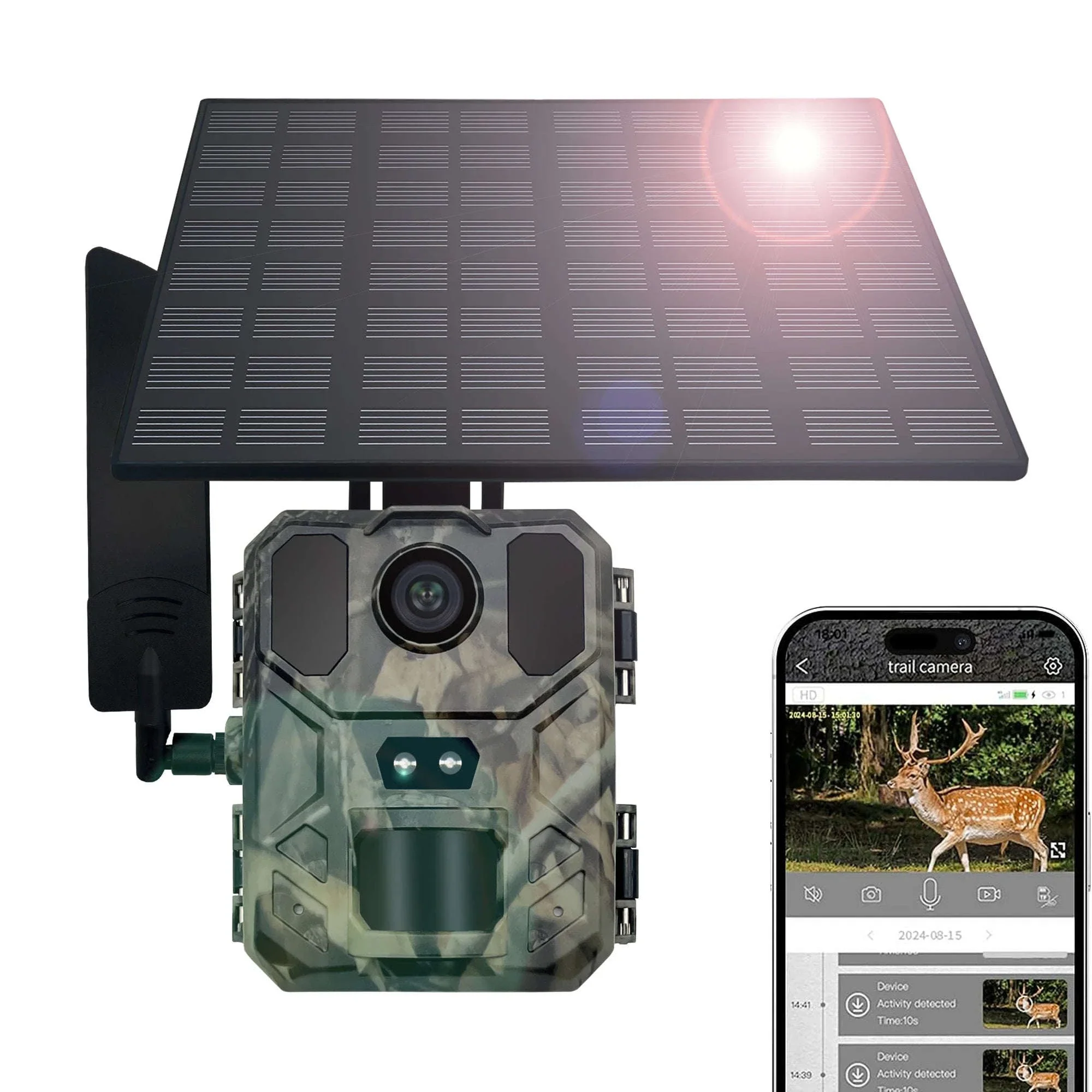 4G Solar Trail Camera with 30MP 2K Live Feed and Night Vision - Image 16