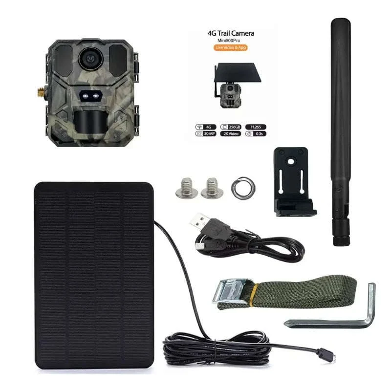 4G Solar Trail Camera with 30MP 2K Live Feed and Night Vision - Image 6