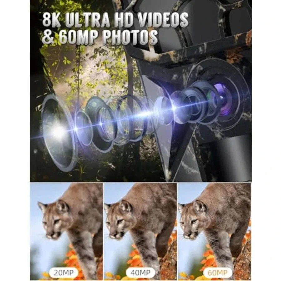 Wildlife Trail Camera with 8K 60MP and 0.1s Motion Activation - Image 6