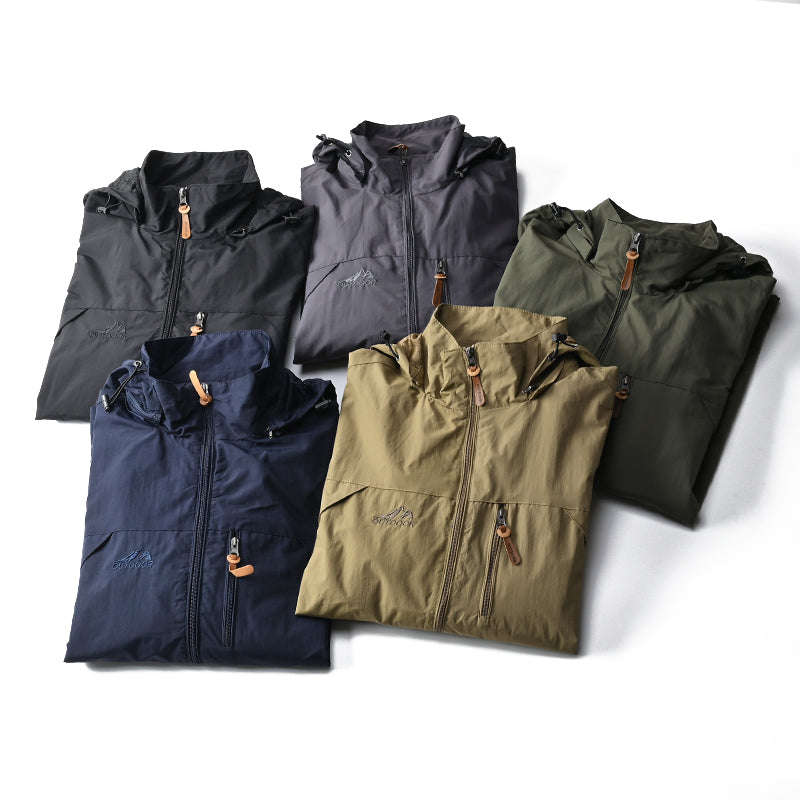 Men's Waterproof Tactical Jacket with Detachable Hood - Image 25