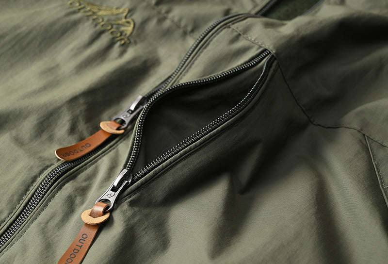 Men's Waterproof Tactical Jacket with Detachable Hood - Image 33