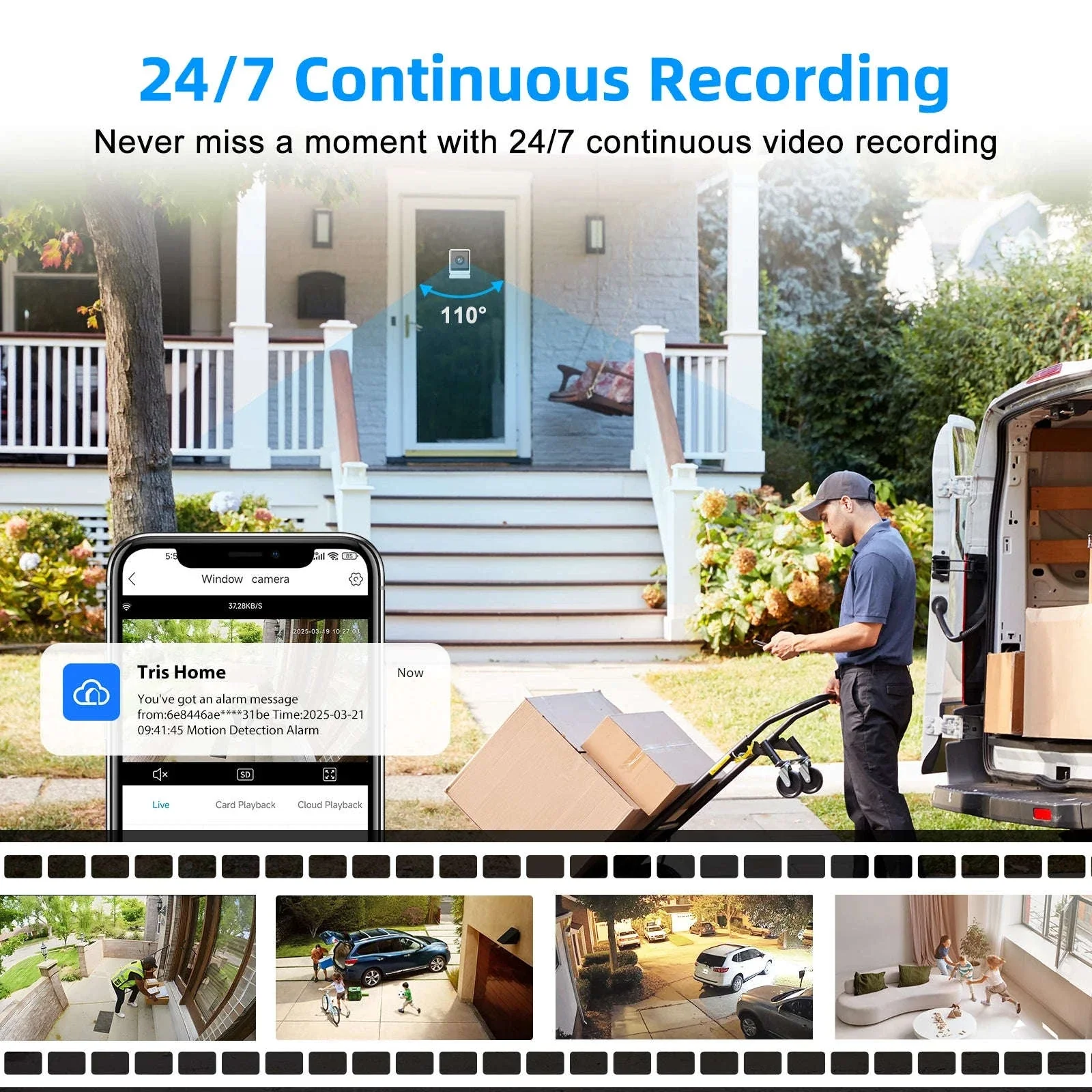 1080P Indoor Window Security Camera with 2-Way Audio - Image 6