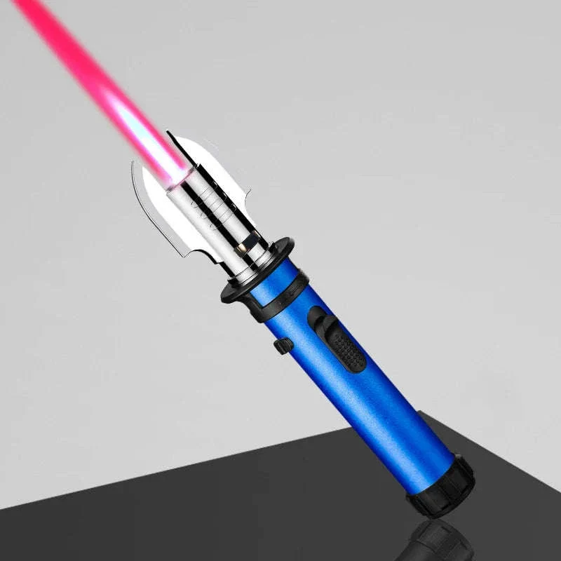 Windproof Butane Torch Lighter with Adjustable Blue Flame - Image 23