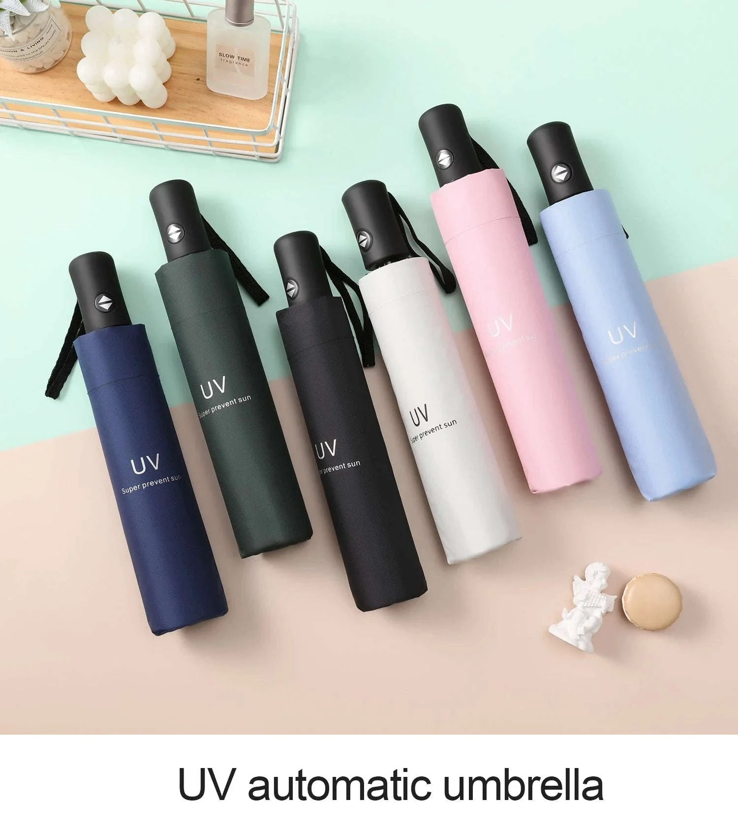 Windproof Automatic Umbrella with One-Touch Open and Close - Image 10
