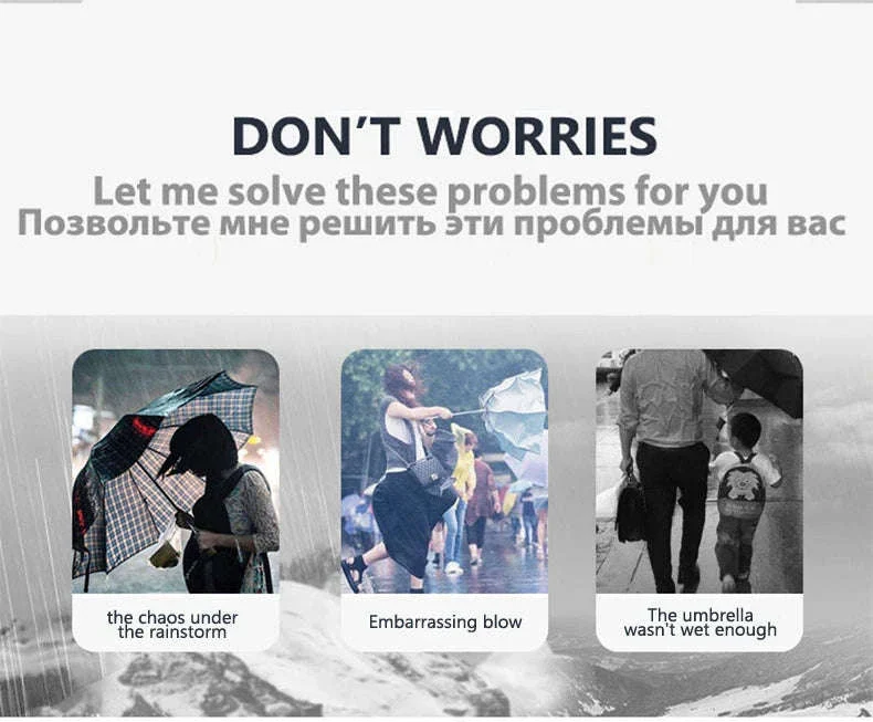Windproof Automatic Umbrella with One-Touch Open and Close - Image 15