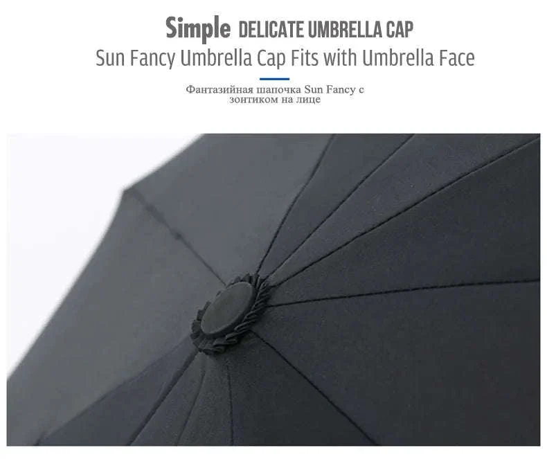 Windproof Automatic Umbrella with One-Touch Open and Close - Image 27
