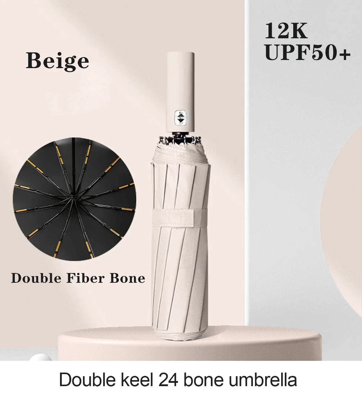 Windproof Automatic Umbrella with One-Touch Open and Close - Image 9