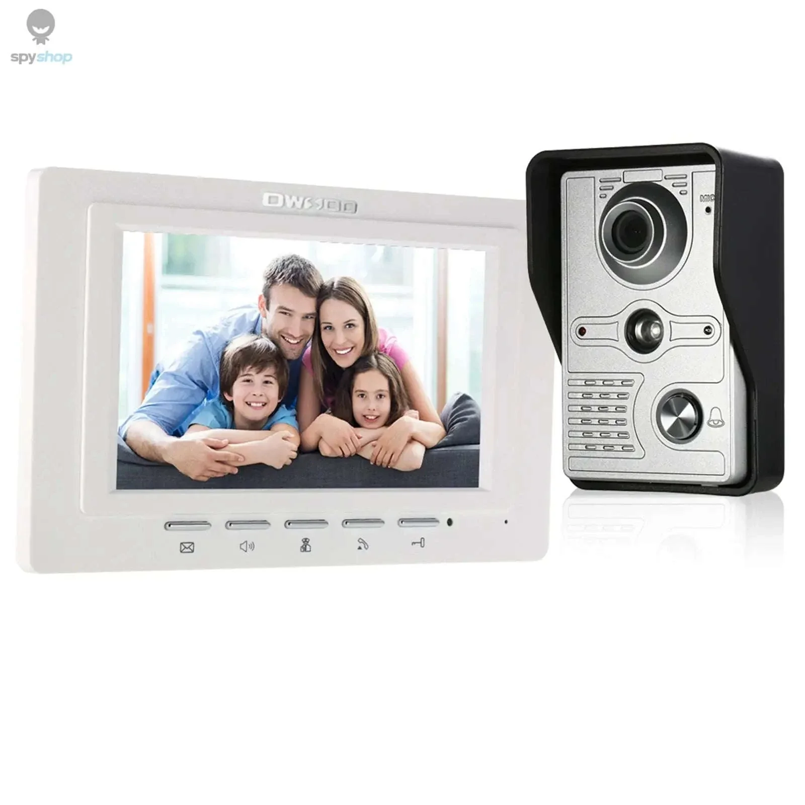 Wired Video Doorbell Indoor Monitor with 7" Screen and Night Vision - Image 23