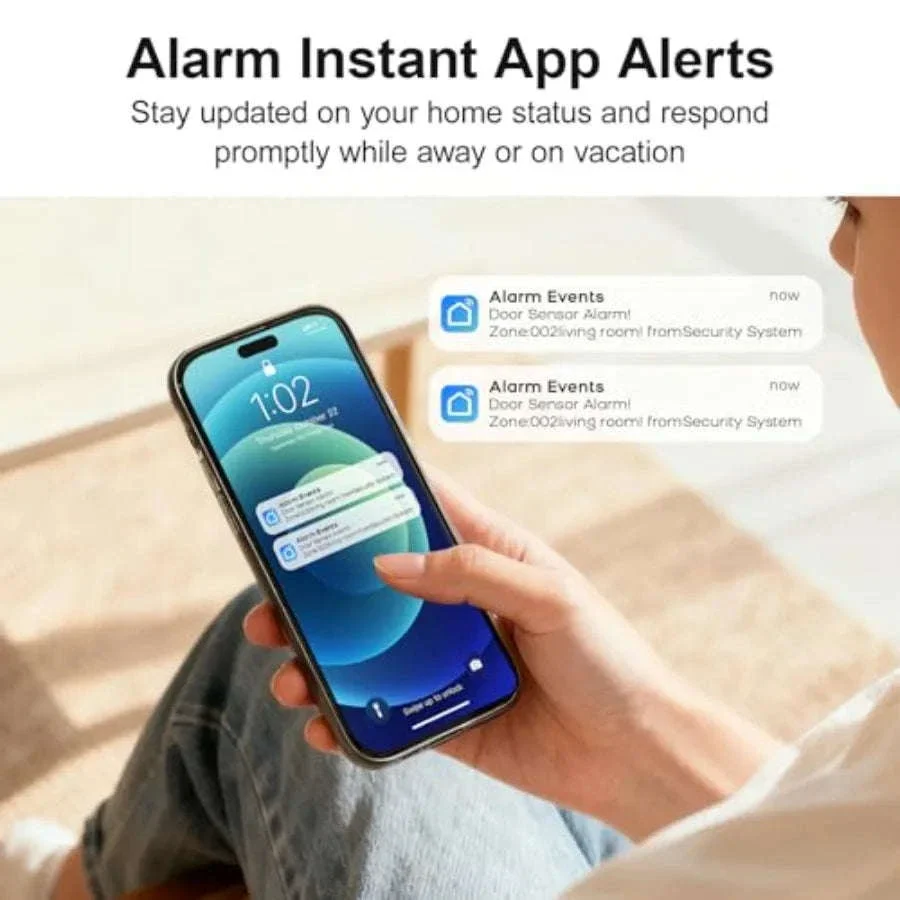 Wireless Home Alarm System with Instant App Alerts, 4-Piece DIY Kit - Image 5