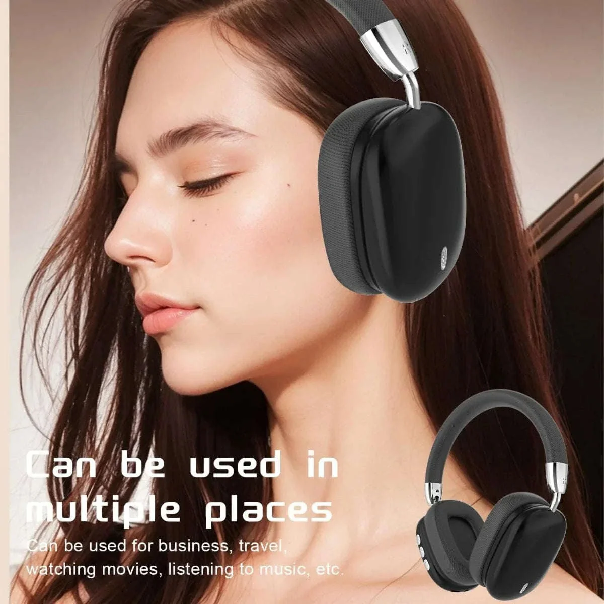 Wireless Bluetooth Headphones with ANC, Hi‑Res Audio & Foldable Design - Image 2