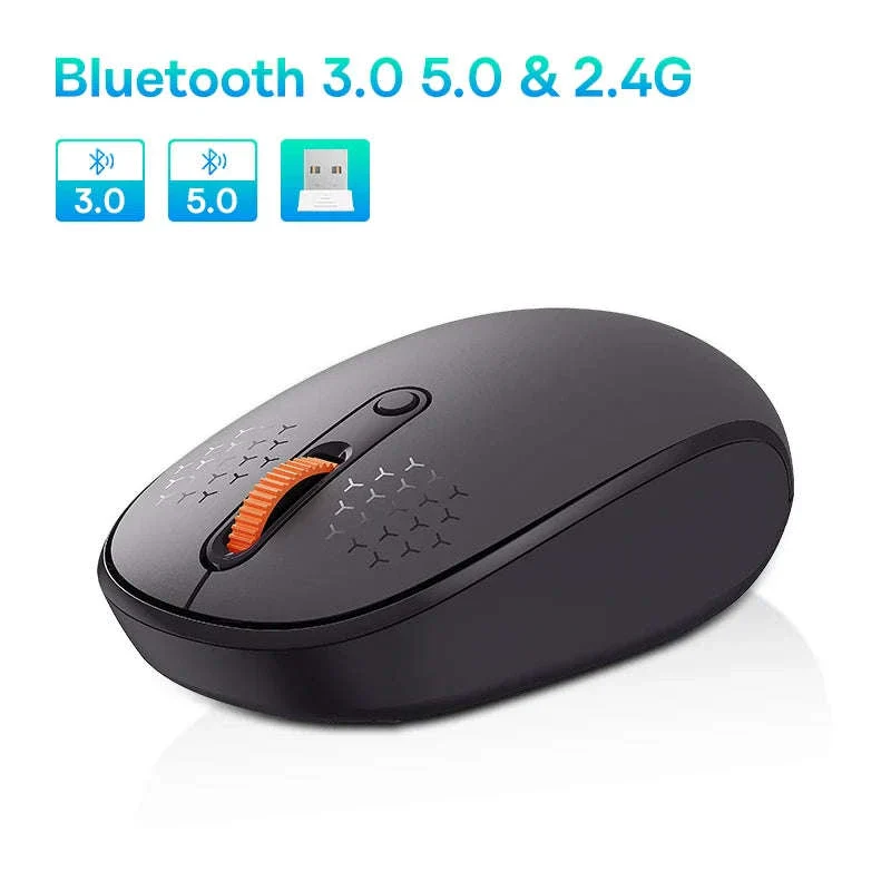 Wireless Bluetooth Mouse with Silent Clicks & Tri-Mode Connection - Image 21