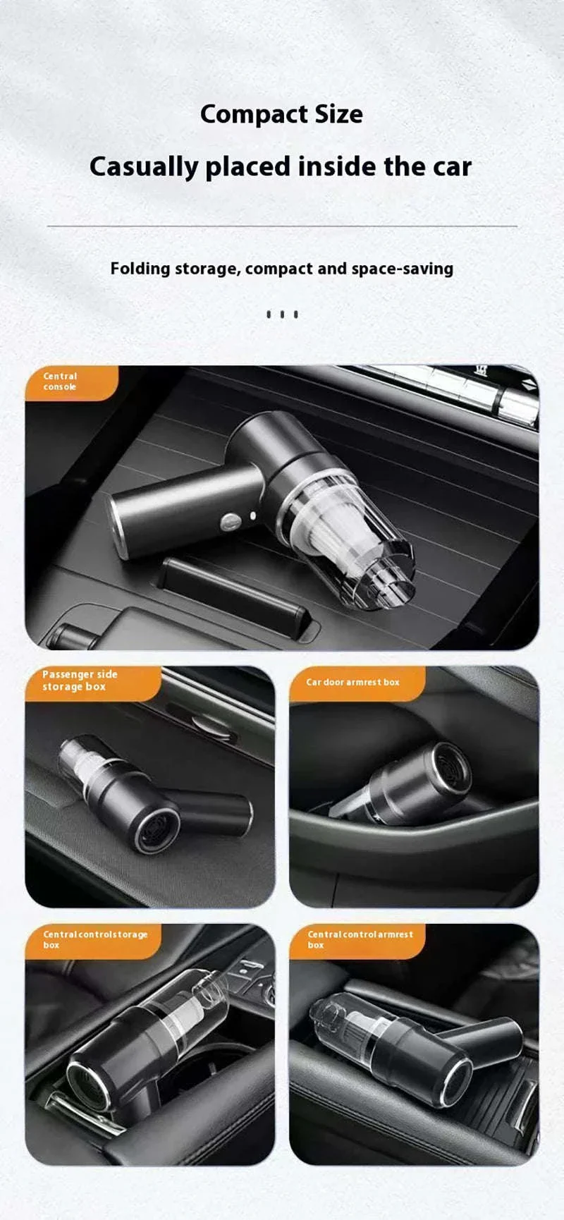 Portable Car Vacuum Cleaner for Fast Car and Office Cleanups - Image 12