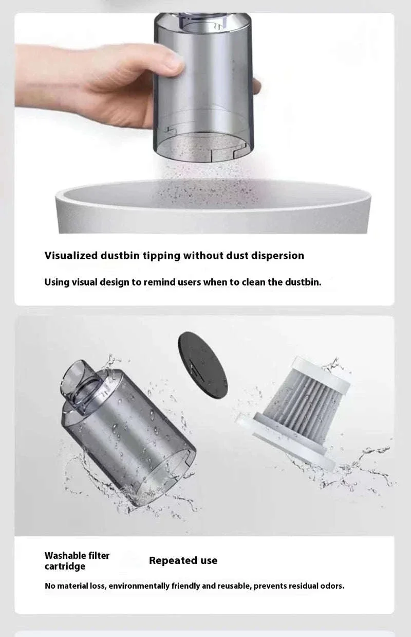 Portable Car Vacuum Cleaner for Fast Car and Office Cleanups - Image 17